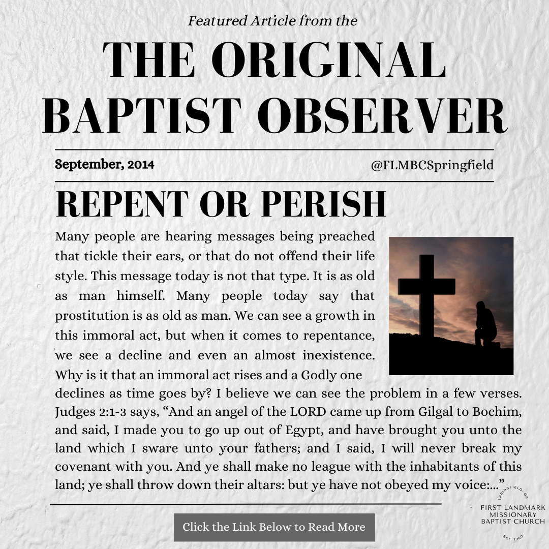 Repent or Perish