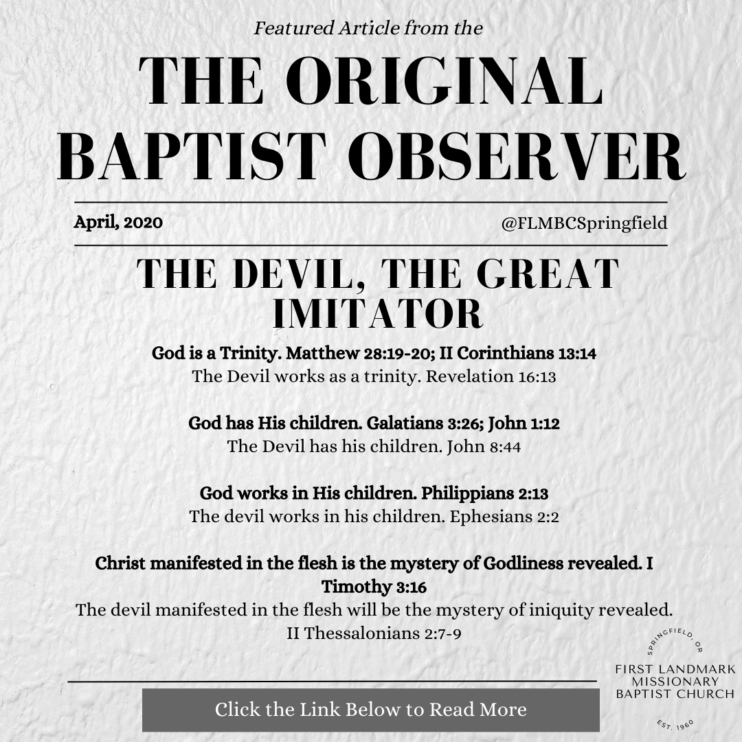 The Devil, the Great&nbsp;Imitator